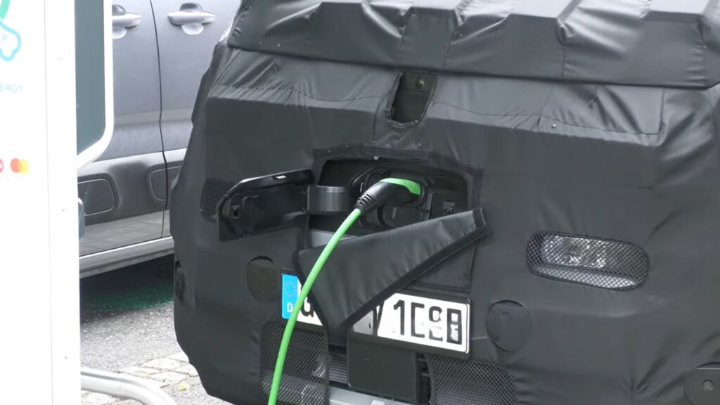 2026 Kia PV5 Cargo Van Charging Slot