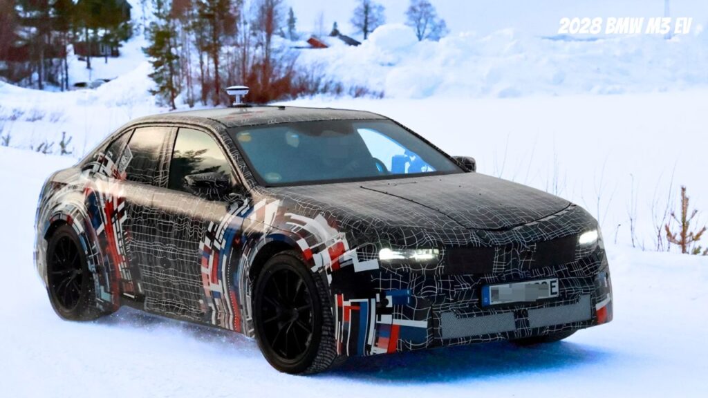 2028 BMW M3 EV Spy Shot Look