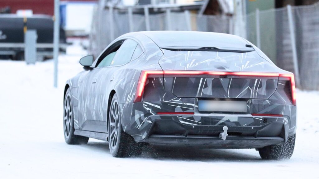 Polestar 5 Spy Shots Rear